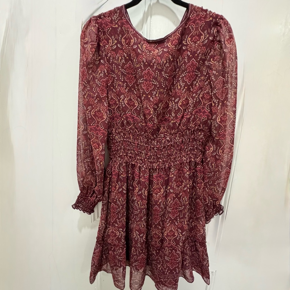 ✨ NWT Max Studio London Smocked Waist Boho Dress | Size L